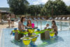 Paddling pool at Les Cascades campsite in the Gard